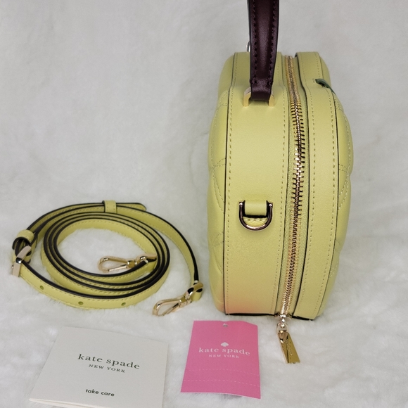 kate spade Bags Nwt Kate Spade Quilted Honeycrisp Green Apple Top Handle Satchel Crossbody